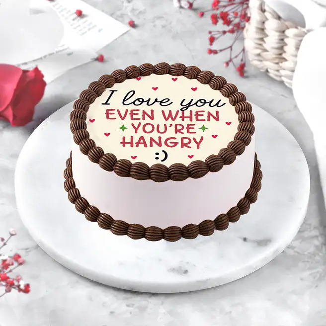 Love Always Eggless Chocolate Bento Cake