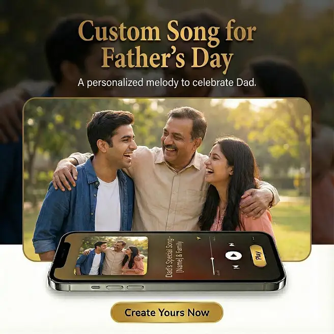 Custom Father's Day Song Gift
