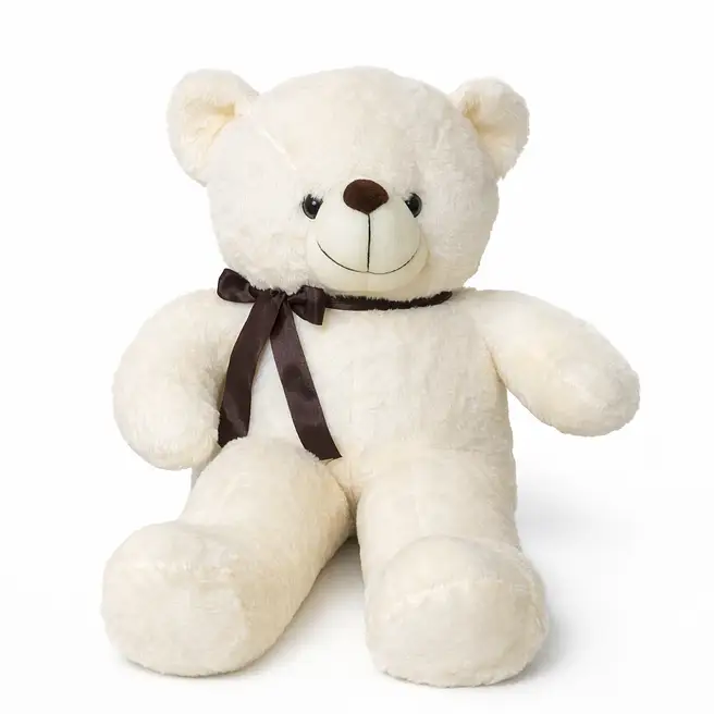 ふんわりミルククリーム＊アイボリーのキツネ テディベア Tamu bear Buy/Send Wrapped in Warmth Cream Teddy Bear Online- FNP