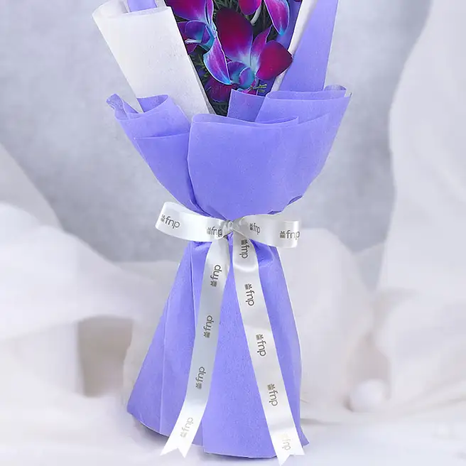 Buy/Send Enchanted Blue Orchid Bouquets Online- FNP