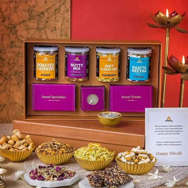 Omay Foods Balanced Binge Diwali Gift Box