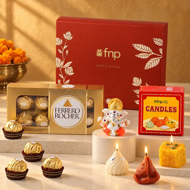 Divine Ganesha & Ferrero Delight Box
