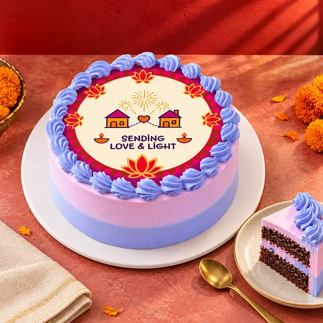 Long Distance Diwali Chocolate Cake: 500 g