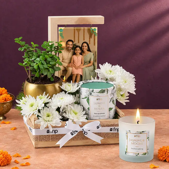 Diwali Personalised Glow Tray Hamper