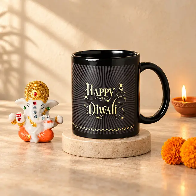 Happy Diwali Mug & Blessings Combo