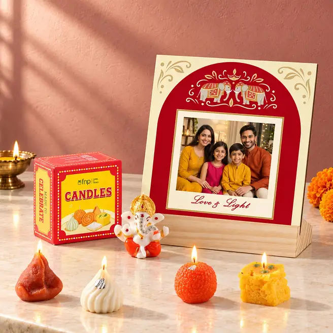 Diwali Sweets Candle Gift Set