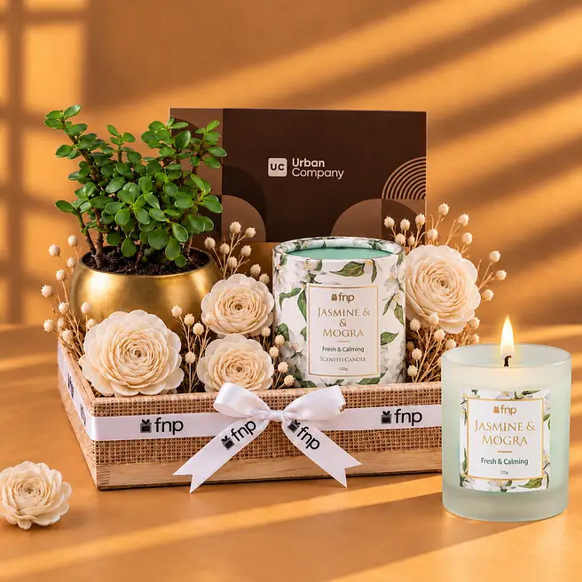 Scented Serenity Hamper by Urban Company x FNP
