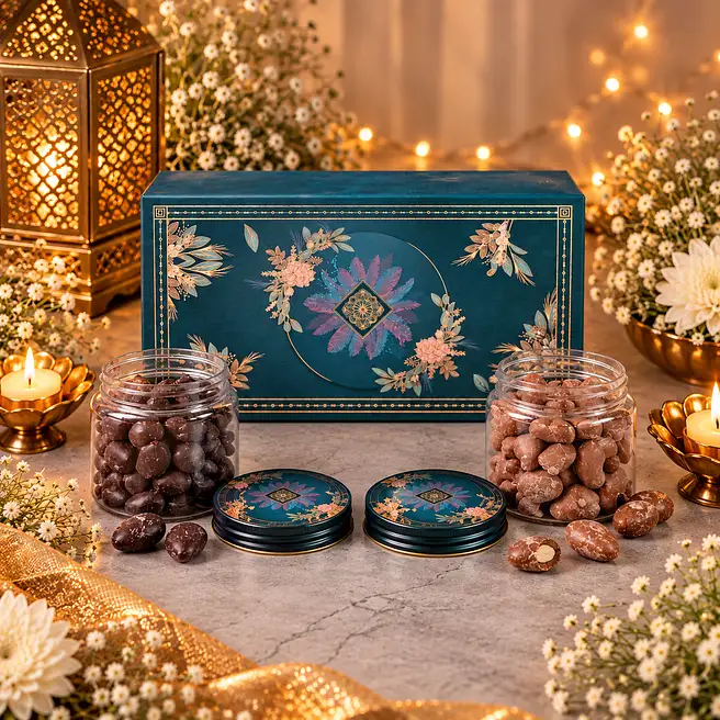 Diwali 2 Jar Dryfruit Choccolates