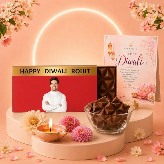 Personalised Diwali Chocolate Delight