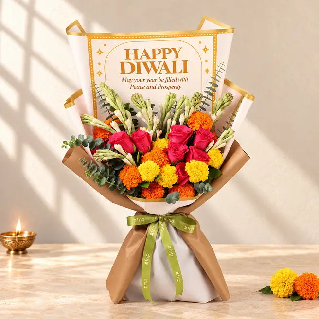 The Festive Sunrise Bouquet