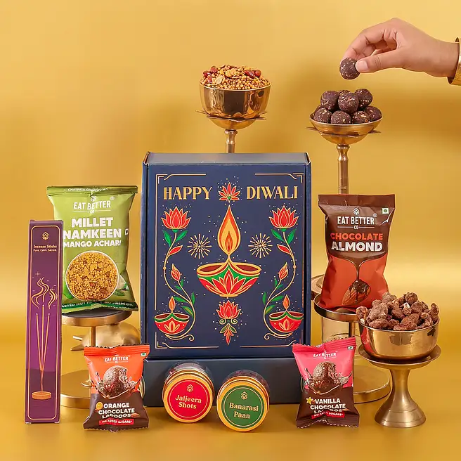 Eat Better Co Happy Diwali Dry Fruit Hamper Gift Pack