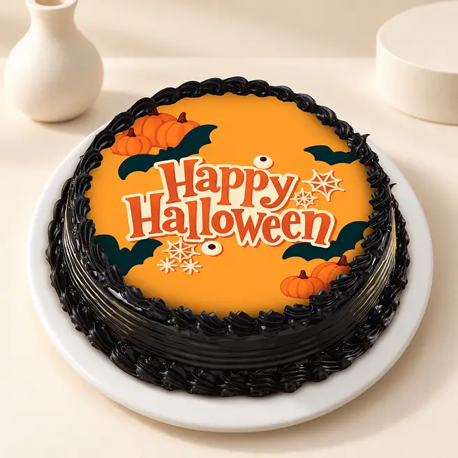 Spooky Halloween Eggless Cake 1 Kg