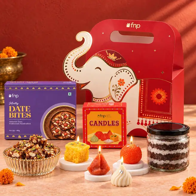 Festive Treats & Candle Hamper