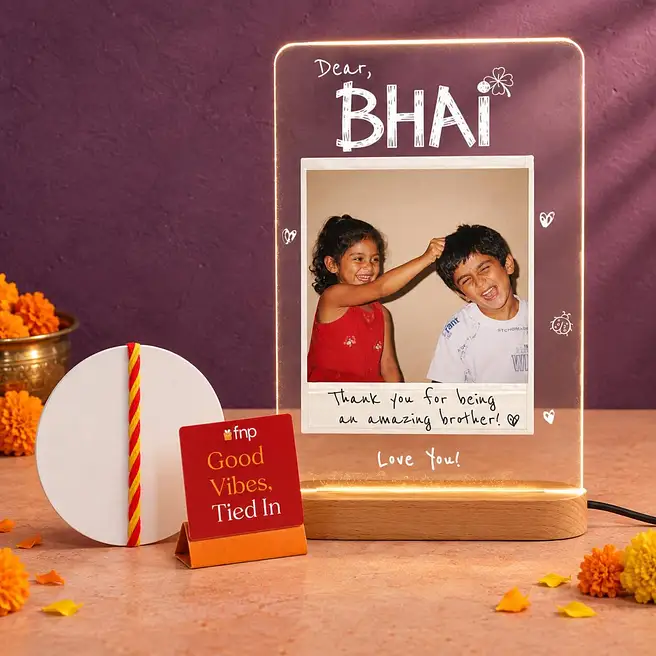 Bhai Dooj Polaroid Glow Combo