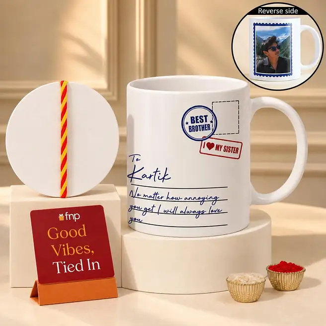Bhai Dooj Brother's Special Custom Mug Set