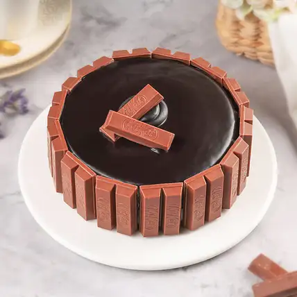 KitKat Fantasy Eggless Truffle Cake-image-26
