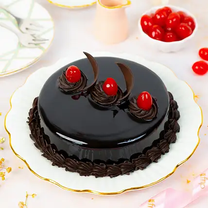 Midnight Eggless Truffle Cream Cake 500g-picture-16