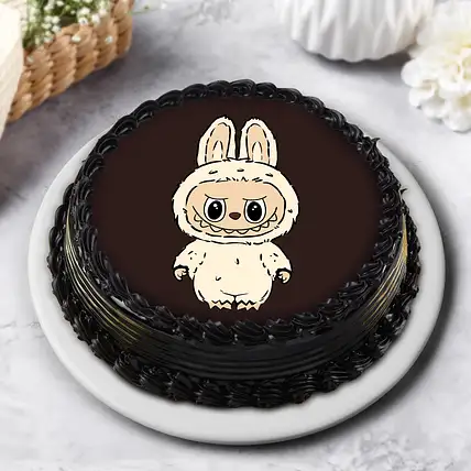 Labubu Dark Truffle Eggless Cake 500 g-picture-39