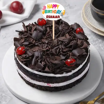 Black Forest Birthday Delight Eggless Cake500 g-picture-34