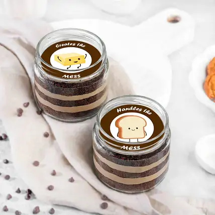 Eggless BFF Choco Bliss in a Jar-image-11