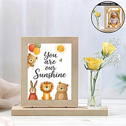Our Sunshine Newborn Rotating Frame N Yellow Roses