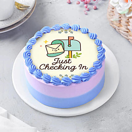 Sweet Check In Chocolate Cake Eggless