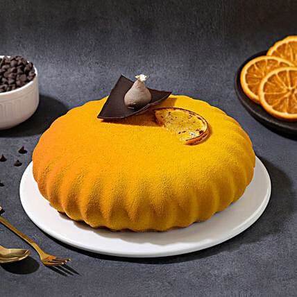 Midnight Citrus Mousse Cake
