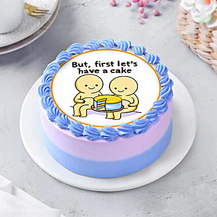 Playful Treat Chocolate Bento Cream Cake