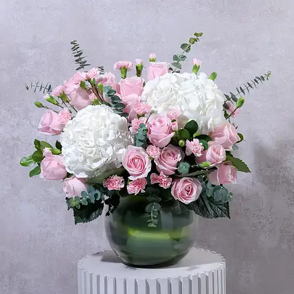 Sweet Hydrangea N Floral Arrangement-picture-11