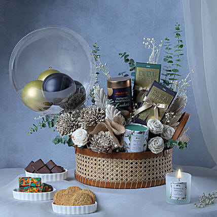 Sola Flower n Chocolate Basket Delight