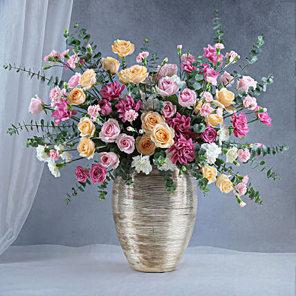 Peach n Sweet Avalanche Rose Ensemble