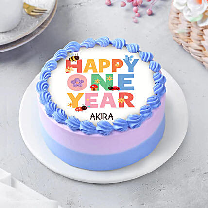 Customisable First Year Chocolate Celebration Bento Cake