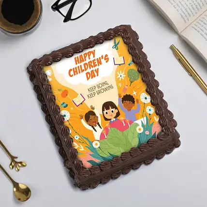 Happy Childrens Day Chocolate Cake-picture-36