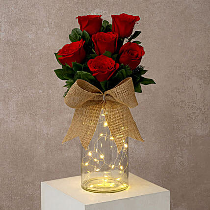 Illuminated Love Anniversary Rose Bouquet