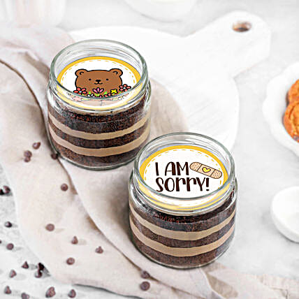 Sweet Apology Jar Cake Duo