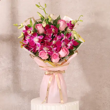 Rosy Orchid Celebration Bouquet-image-47