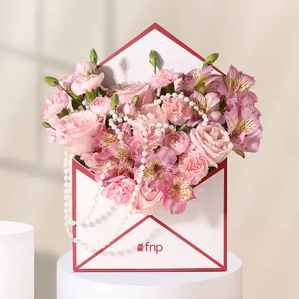 Valentines Love Letter Floral Box-image-47
