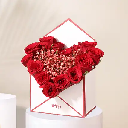 Fourteen Roses Love Letter Bloom Box-image-32