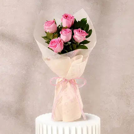 Blush Roses Valentine Floral Wrap-picture-22