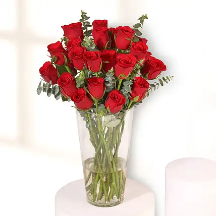 Valentines Crimson Eucalyptus Rose Jar-picture-21