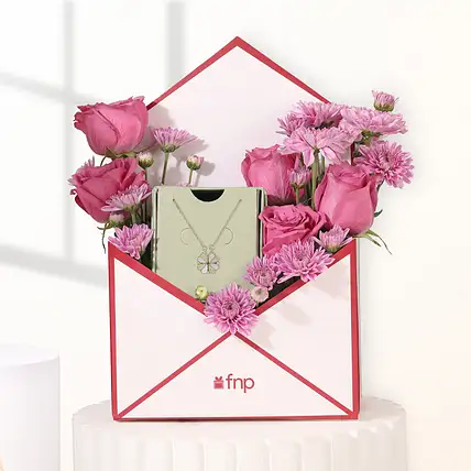 Sealed With Love Pendant N Floral Envelope-picture-10