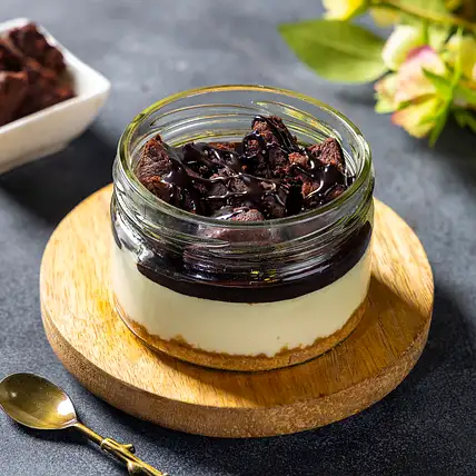 Brownie Cheese Jar Cake 2-picture-41