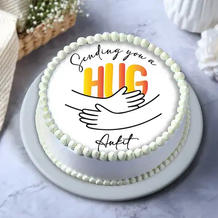 Eggless Pineapple Hug Cake-picture-22