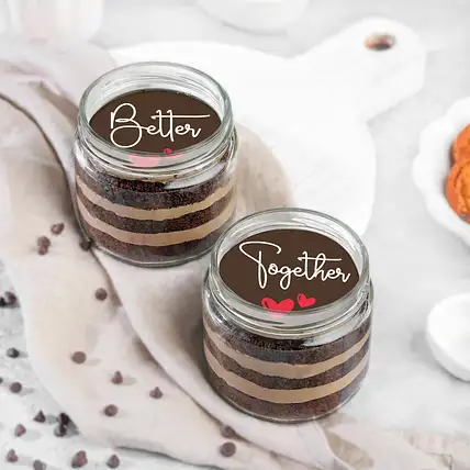 Lovers Chocolatey Jar Cake Set of 2-picture-29