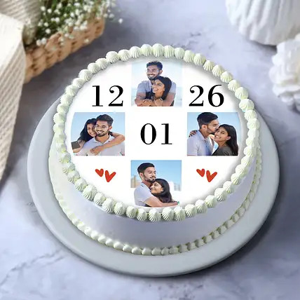 Personalised Pineapple Eggless Cakes Half Kg-picture-24