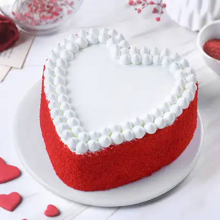 Romantic Red Velvet Eggless Cake-picture-35