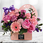 Pastel Pink Flower Arrangement