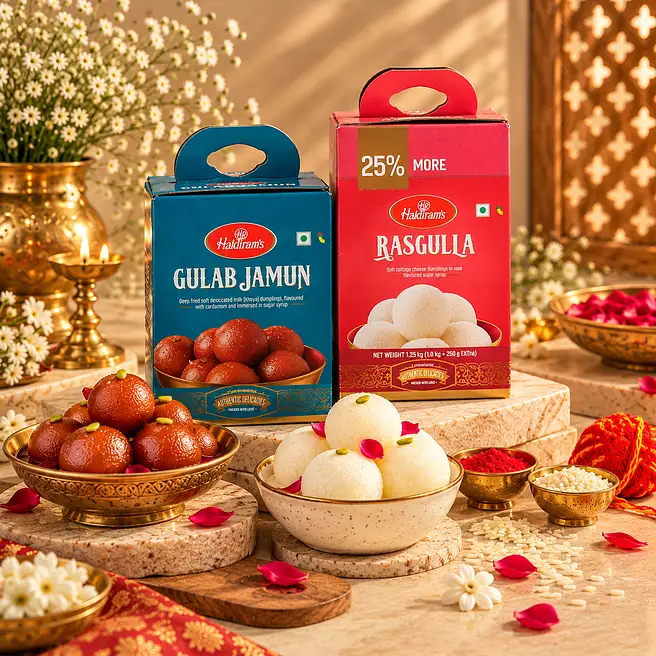 Bhai Dooj Greetings Sweets Combo