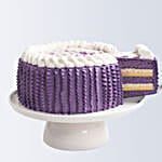 Ube Custard Cake