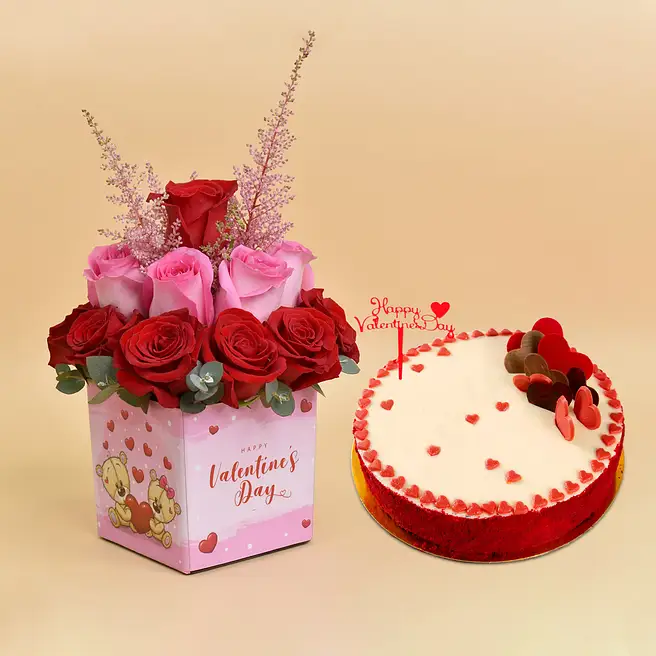 Valentine Complete Surprise qatar | Gift Valentine Complete Surprise- FNP